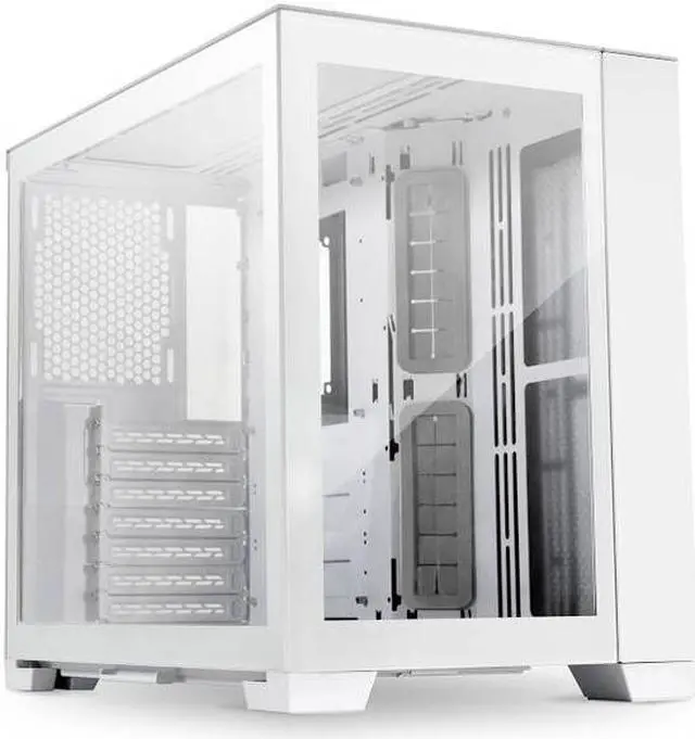 Alt view image 9 of 9 - LIAN LI O11DMINI SNOW WHITE - White SECC / Aluminum /Tempered Glass/ ATX, Mirco ATX , Mini itx Mini Tower Computer Case - O11D MINI -S