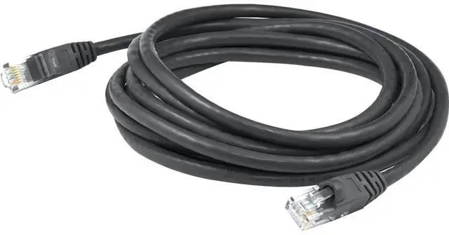 Alt view image 2 of 5 - AddOn 5ft Cat.6 Snagless UTP Network Patch Cable Black ADD5FCAT6BK
