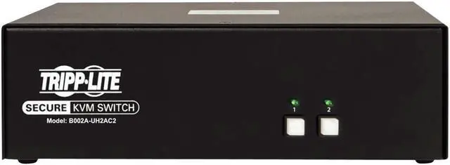 Alt view image 2 of 20 - Tripp Lite 2-Port Dual-Monitor Secure KVM Switch B002AUH2AC2