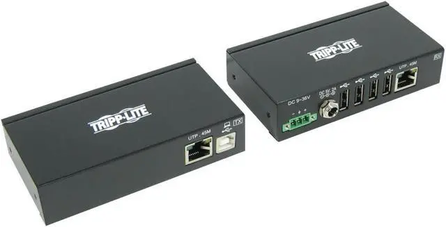 Alt view image 3 of 19 - USB OVER CAT5CAT6 EXTENDER KIT 4PORT