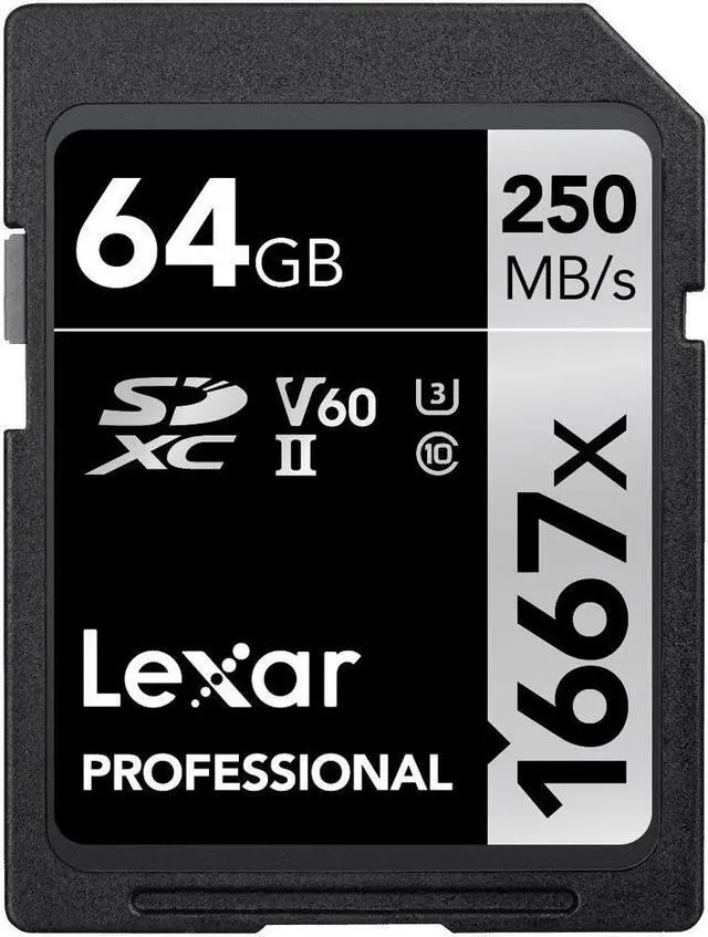 Main image of Lexar SILVER Series Professional 1066x 64GB SDXC UHS-I Memory Card