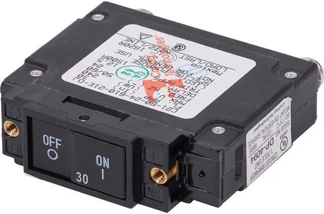 Main image of Blue Sea 7458 UL-489 Circuit Breaker - 30A Flat Rocker