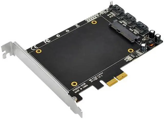 Alt view image 4 of 9 - SIIG SATA 6Gb/s 3i+1 SSD Hybrid PCIe