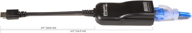Alt view image 7 of 9 - Plugable USB 2.0 OTG Micro-B to 100Mbps Fast Ethernet Adapter Compatible with Windows Tablets, Raspberry Pi Zero, and Some Android Devices (ASIX AX88772A chipset)