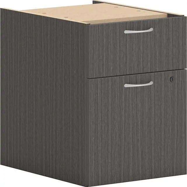 Alt view image 2 of 4 - HON Mod 15" Hanging Pedestal Slate Teak PLPHBFLS1