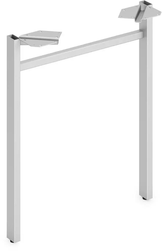 Alt view image 2 of 4 - HON Mod 24" U-Shaped Desk Base Silver LPLLEG24USVR