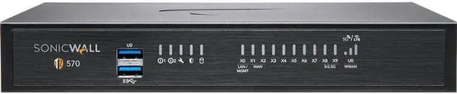 Alt view image 2 of 4 - SonicWall TZ570P (PoE) Network Security SMB Next-Generation Firewall and 1YR TotalSecure Essential Protection Service Suite Edition (02-SSC-5653)