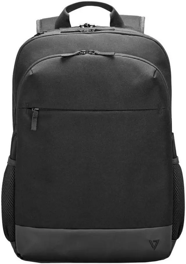 Alt view image 2 of 11 - V7 Eco-Friendly Backpack for 17" to 17.3" Laptop Black CBP17ECOBLK