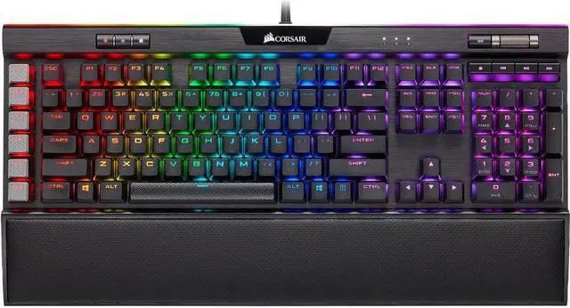 Alt view image 11 of 20 - Corsair K95 RGB Platinum XT Mechanical Gaming Keyboard, Backlit RGB LED, Cherry MX RGB Brown, Black