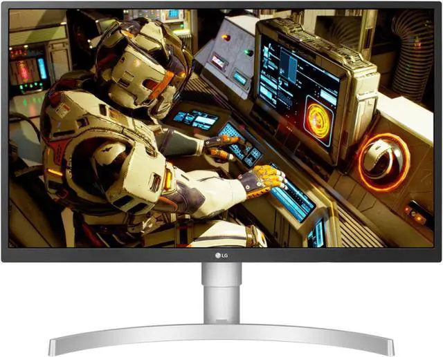 Alt view image 12 of 13 - LG 27UL550-W 27 Inch 4K UHD IPS LED HDR Monitor with Radeon Freesync Technology and HDR 10, Silver