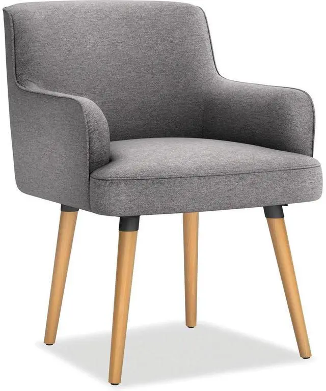 Alt view image 2 of 3 - HON Matter Fabric Multipurpose Chair Light Gray VL238GRY01