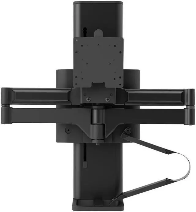 Alt view image 2 of 9 - Ergotron TRACE Desk Mount for Monitor LCD Display Matte Black 45630224