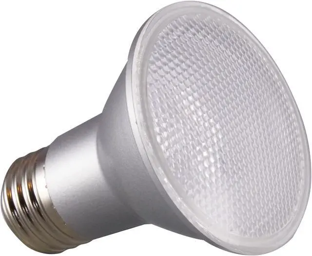 Alt view image 5 of 7 - Satco 50W Equivalent Warm White PAR20 Medium Dimmable LED Floodlight Light Bulb