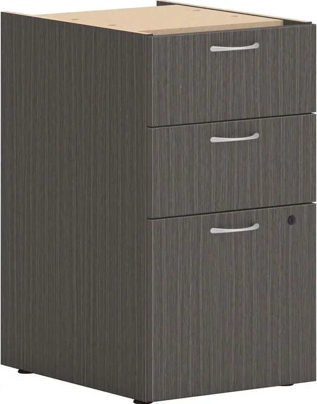 Alt view image 2 of 5 - HON Mod 15" Pedestal Slate Teak PLPSBBFLS1