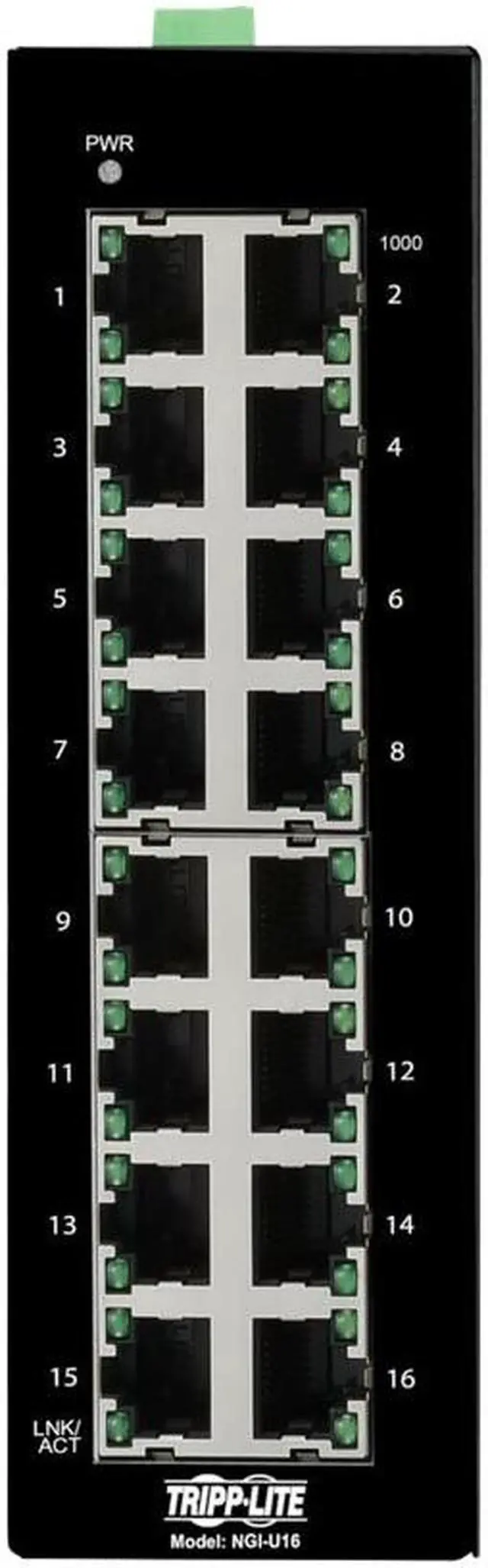 Alt view image 2 of 16 - Tripp Lite NGI-U16 Ethernet Switch NGIU16