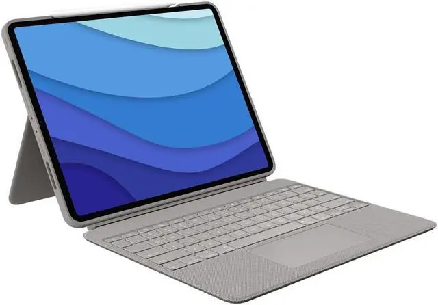 Main image of Logitech Combo Touch Keyboard/Cover Case Folio for 12.9" Apple Logitech iPad Pro 5th Generation Tablet Sand 920010119