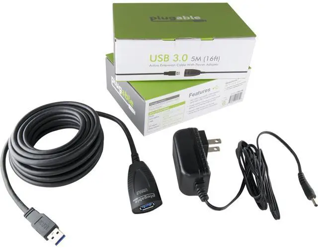 Alt view image 6 of 20 - Plugable Power Extension Cord