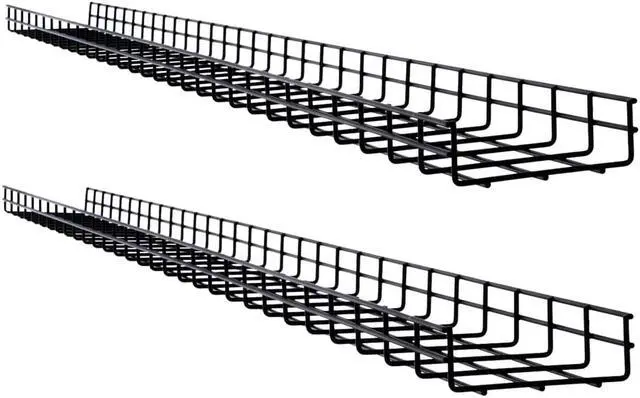 Alt view image 3 of 5 - Tripp Lite Wire Mesh Cable Tray 6x2x60" 2-Pack SRWB6210X2STR