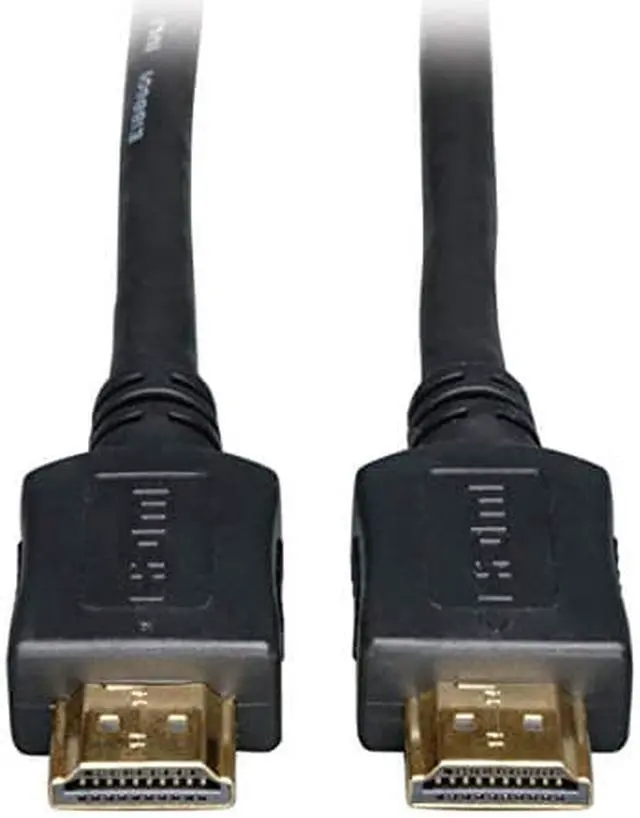 Alt view image 3 of 13 - Tripp Lite Hdmi Cable High-Speed Ethernet 4K No Booster Cl2 M/M Black 40Ft