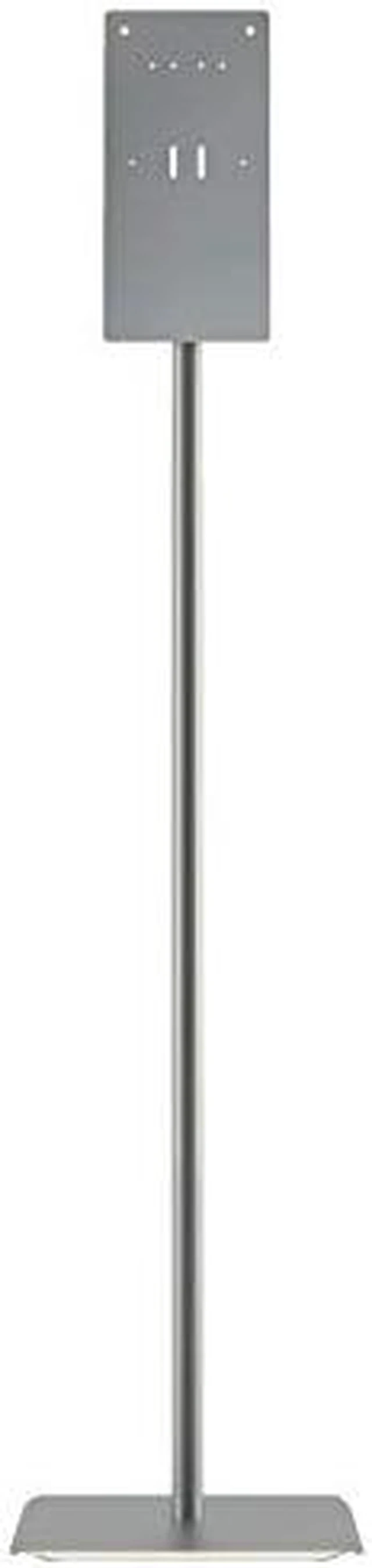 Alt view image 2 of 15 - Hand Sanitizer Station Stand 12 x 16 x 54 Silver HONSTANDP8T