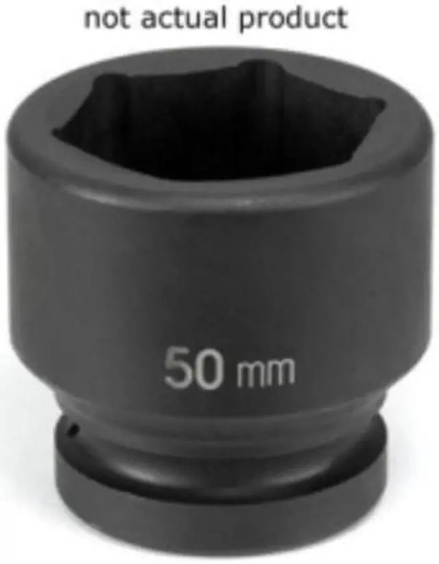 Main image of GREY PNEUMATIC 4046M 1" Drive, 46mm Size, Metric Socket, 6 Points,
