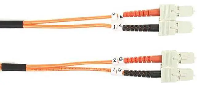 Alt view image 8 of 9 - Black Box 62.5-Micron Multimode Value Line Patch Cable, SC-SC, 2-m (6.5-ft.)