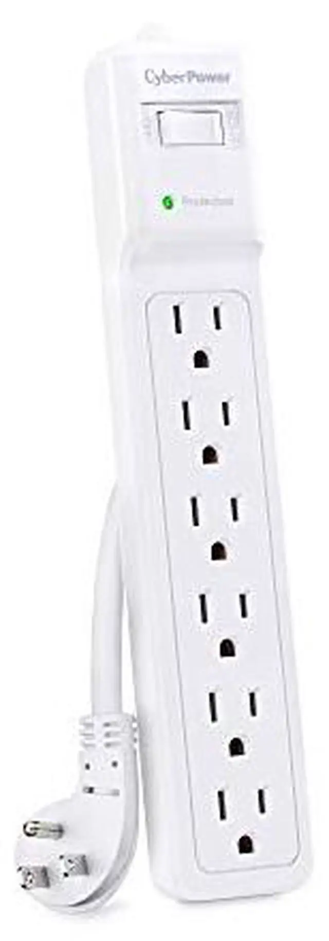 Alt view image 2 of 14 - CyberPower B615 Essential 6 Outlet Surge with 1500 J