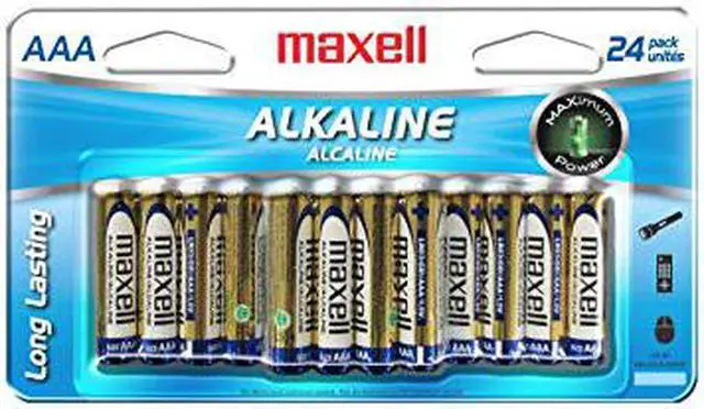 Alt view image 4 of 6 - AAA Alkaline Battery 24 Pack Hanging Blister Card