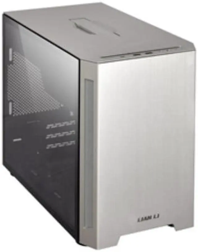 Alt view image 12 of 17 - LIAN LI TU150 Aluminium  tempered glass  ITX case -Silver Color -TU150WA
