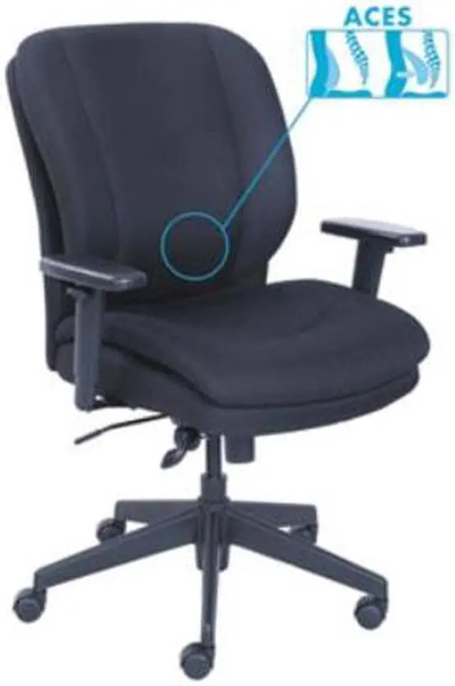 Alt view image 3 of 11 - Serta 48967B Cosset Ergonomic Task Chair, Gray