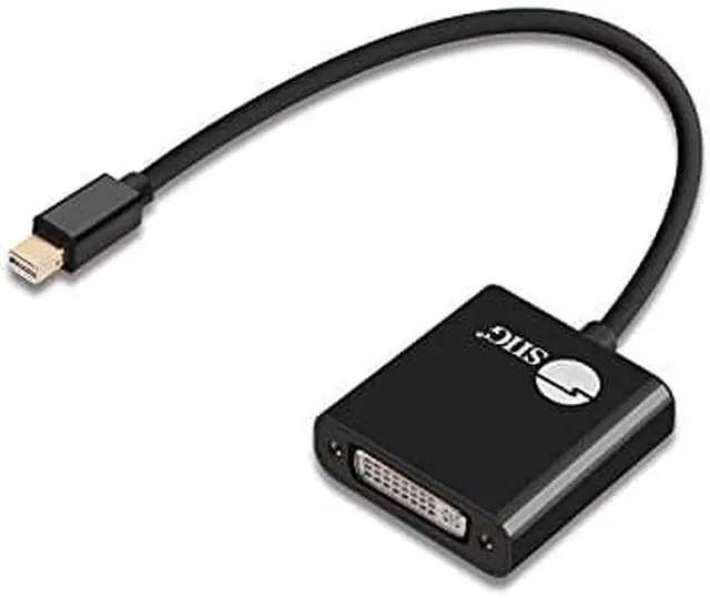 Alt view image 3 of 12 - SIIG Mini DisplayPort to DVI Active Adapter - 4K @30Hz Mini DP to DVI-D Single Link Thunderbolt 2 Eyefinity Compatible