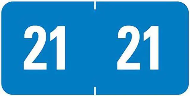 Alt view image 3 of 10 - Smead Label,Yr 2021,Sheet,Lbe 67921