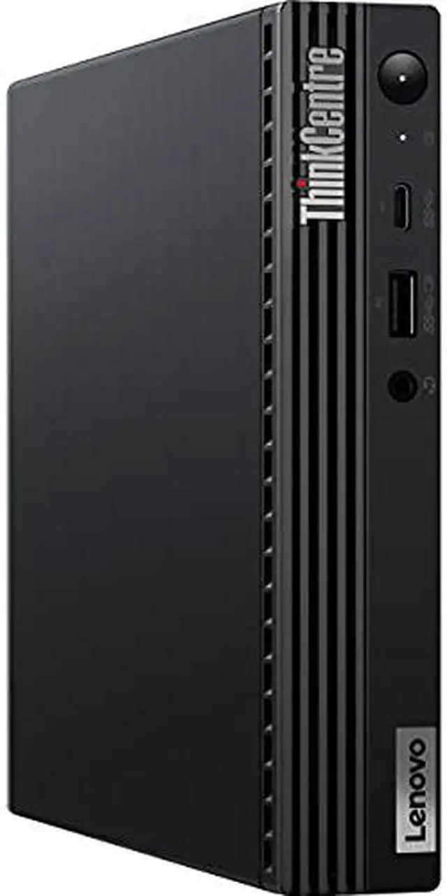 Alt view image 2 of 12 - Lenovo ThinkCentre M75q Gen 2 11JJ007TUS Desktop Computer - AMD Ryzen 5 PRO 4650GE Hexa-core (6 Core) 3.30 GHz - 8 GB RAM SDRAM - 256 GB M.2 PCI Express SSD - Tiny - Raven Black - Windows 10 Pro 64-bi