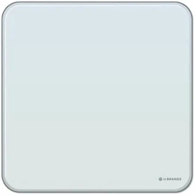 Alt view image 11 of 17 - U Brands Cubicle Glass Dry Erase Board 12 x 12 White 3690U00-01