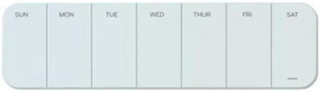 Alt view image 10 of 20 - U Brands Cubicle Glass Dry Erase Undated One Week Calendar Board 20 x 5.5 White