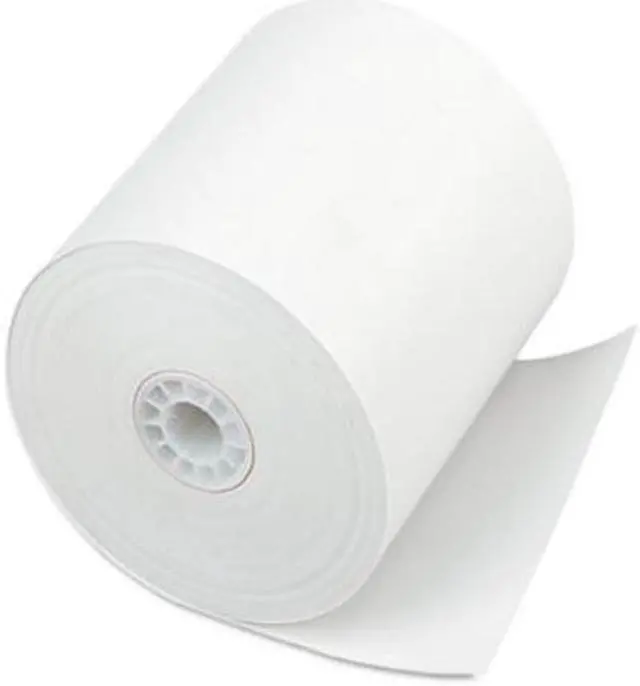 Alt view image 4 of 7 - Iconex Direct Thermal Printing Thermal Paper Rolls 3 x 225 ft White 24/Carton