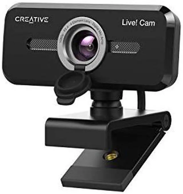 Alt view image 9 of 17 - Creative Live! Cam Sync 1080p V2 Full HD Wide-Angle USB Webcam with Auto Mute and Noise Cancellation for Video Calls, Improved Dual Built-in Mic, Privacy Lens Cap, Universal Tripod Mount