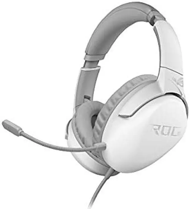 Alt view image 12 of 18 - ASUS ROG Strix Go Core Moonlight White Gaming Headset with Detachable Microphone