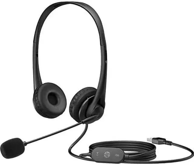 Alt view image 4 of 20 - HP Stereo USB Headset G2 428K6UT