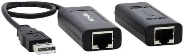 Alt view image 11 of 20 - Tripp Lite USB Over Cat5/Cat6 Extender Kit 1-Port with PoC USB 2.0 164 ft. (B203