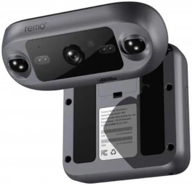 Alt view image 16 of 17 - Remo+ DoorCam 2 Full HD Over-the-Door Smart Security Camera, White #DCM2M