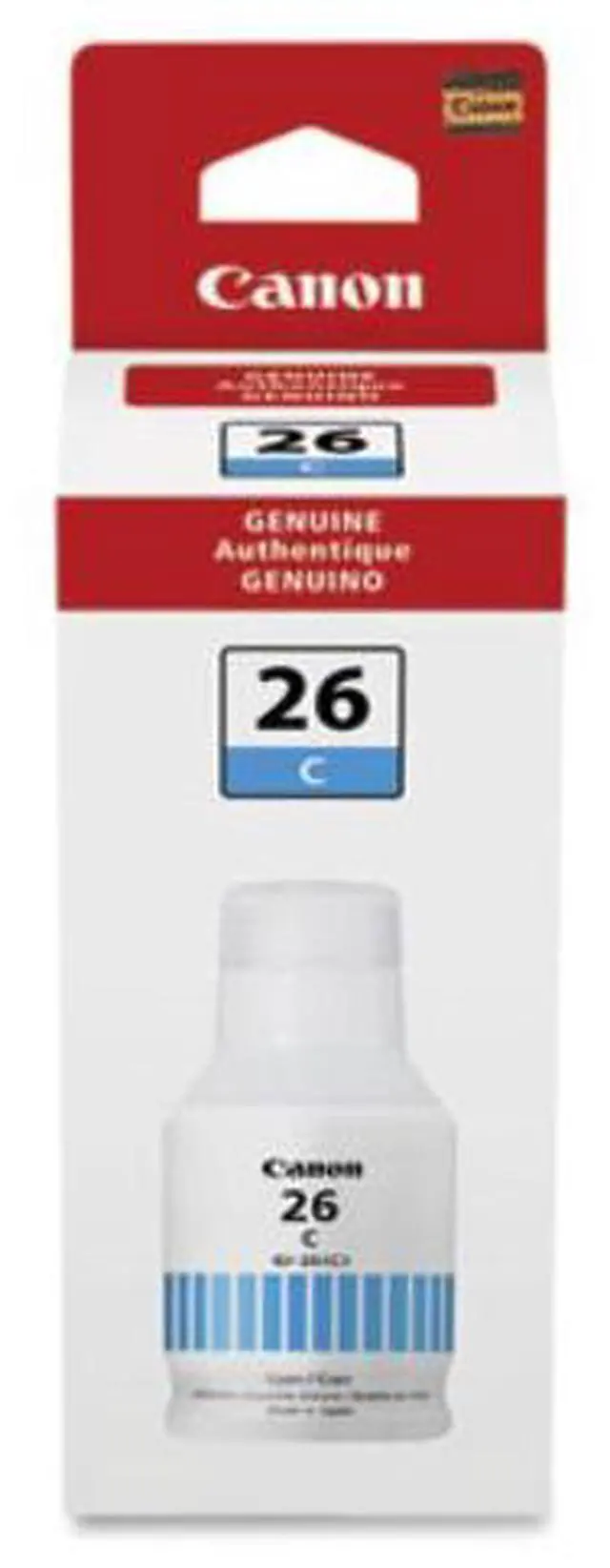 Alt view image 3 of 15 - Canon GI-26 Pigment Cyan Ink Bottle 4421C001