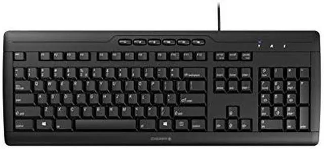 Alt view image 3 of 5 - CHERRY AMERICAS LLC JK-8500EU-2 CORDED-BLACK, 18, ULTRASLIM , US INTL 104 LAYOUT W/ 10 ADDITIONAL HOTKEYS. USB,