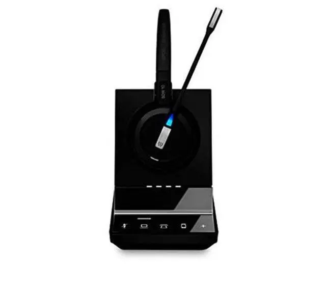 Alt view image 5 of 9 - EPOS SDW 5015 (1000597) Single-Sided Wireless DECT Super Wideband Headset for Desk Phone & Softphone/PC Connection Dual Microphone Ultra Noise-Canceling, Black