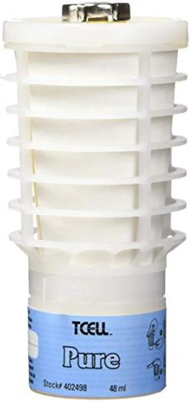 Alt view image 4 of 7 - Rubbermaid Commercial 81536PPK Tcell Oil Based Air Freshener Refill, Pure, 1.6 Oz, 6 Ct