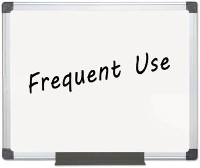 Alt view image 5 of 14 - MasterVision Value Lacquered Steel Magnetic Dry Erase Board 24 x 36 White Aluminum Frame MA0307170