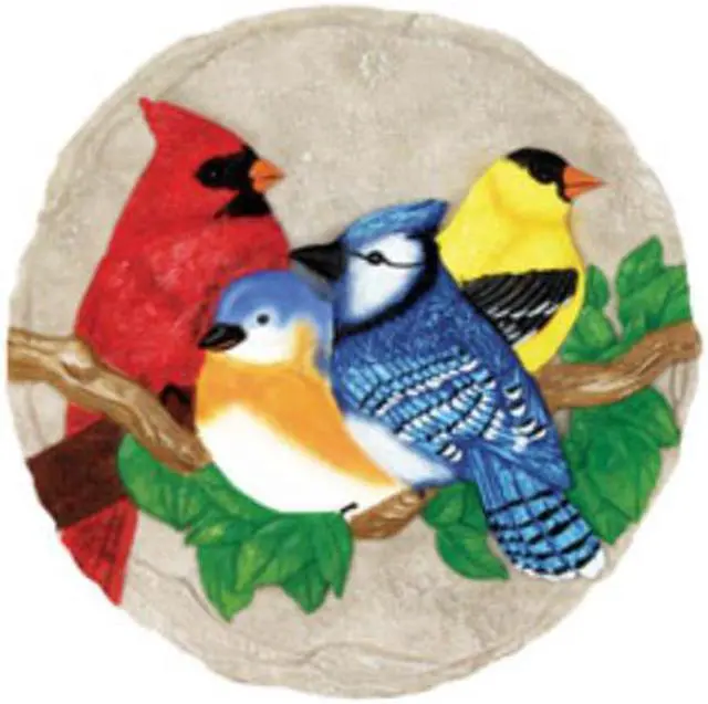 Alt view image 5 of 7 - SPOONTIQUES 13314 SPOONTIQUE BIRDS STEPPING STONE