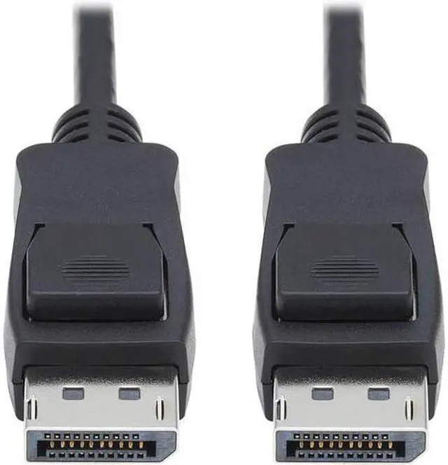 Alt view image 6 of 17 - Tripp Lite 15ft DisplayPort 1.4 Cable w/ Latching Connectors M/M Black P580015V4