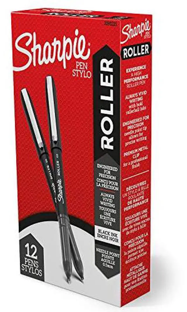 Alt view image 3 of 14 - Sharpie Roller Roller Ball Stick Pen Fine 0.5 mm 2093225