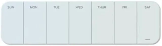 Alt view image 11 of 20 - U Brands Cubicle Glass Dry Erase Undated One Week Calendar Board 20 x 5.5 White
